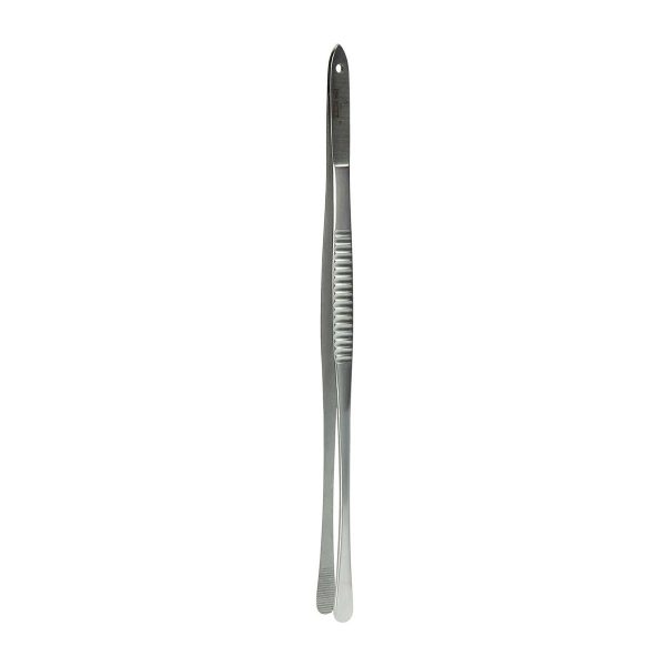 Tweezers Duble Cranked Inox Wide 30 cm